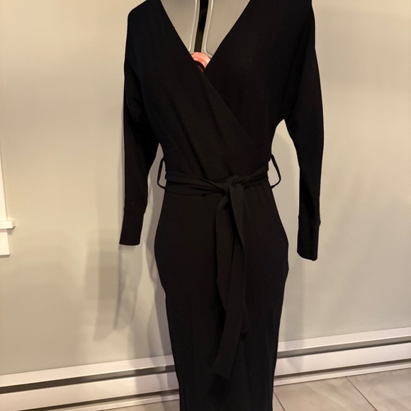 Belted Sweater Dress - Picture 2 of 3